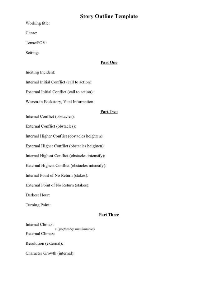 Third Grade Reading Worksheet for Understanding Story Plots Story Plot worksheet designed for third graders to outline their book reports
