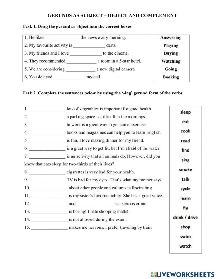 Children engaging with the Subject + Verb + Object worksheet in a third-grade classroom