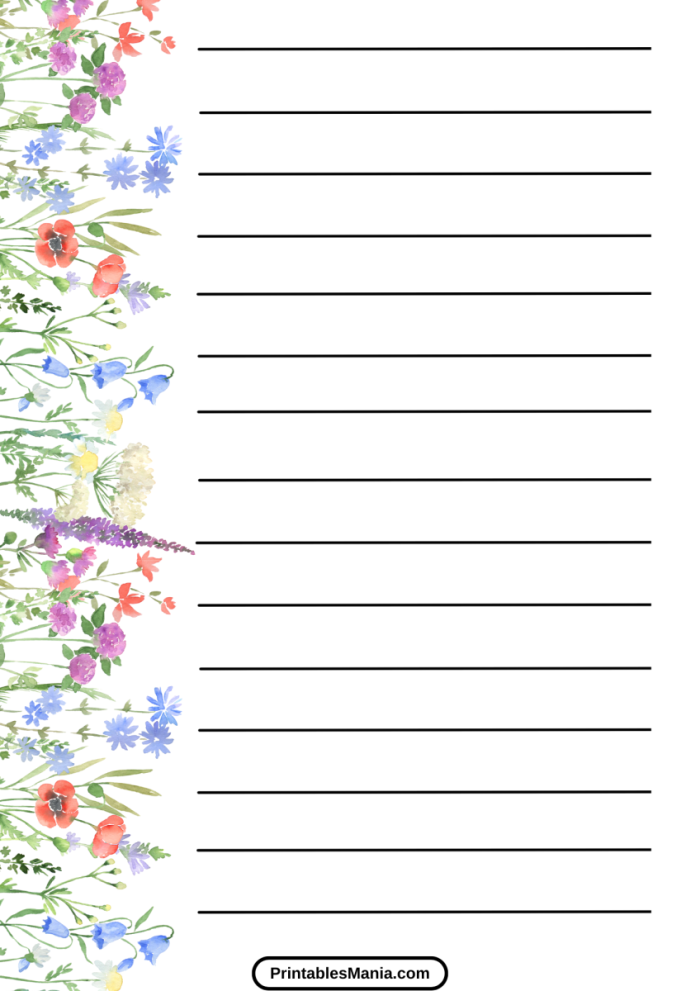 Printable college ruled lined paper for home use, image 12 Lined paper worksheet template for third grade subtraction practice