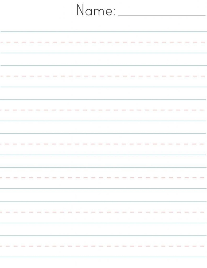 Printable 8 x 10.5 college ruled paper for easy homework solutions Lined paper worksheet template for third-grade subtraction practice
