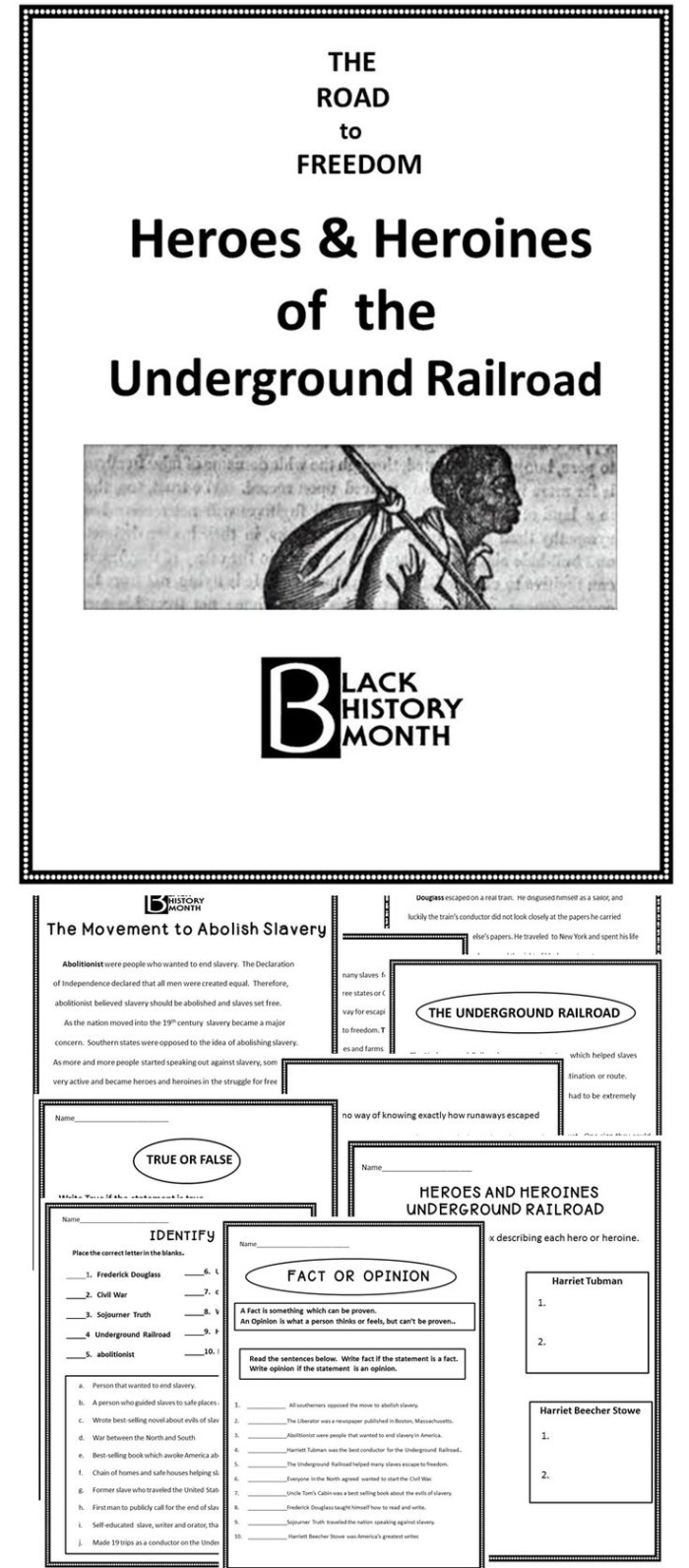 Explore the journey of courageous passengers on the Underground Railroad Underground Railroad Map worksheet for third graders focusing on subtraction skills