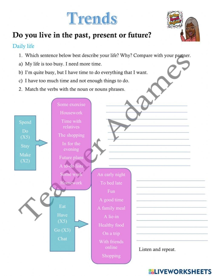 Third grade students working on the A Matter of Time worksheet solving word problems about time intervals