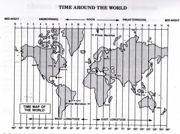 Third grade students practice calculating world time zone differences with this educational math and geography worksheet