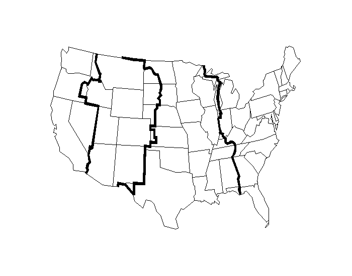 Third grade student completing a 50 states time zones geography map worksheet
