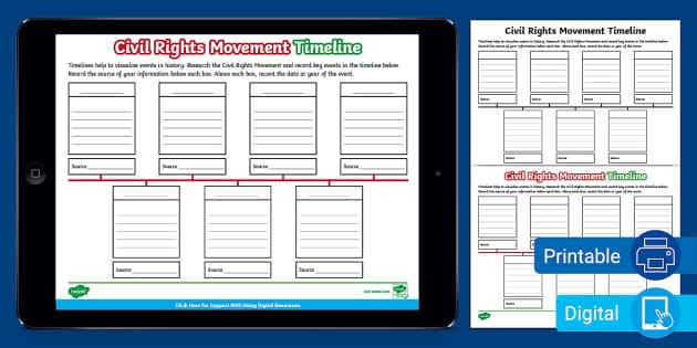 Third grade student completing a worksheet on reading a timeline of early colonial history