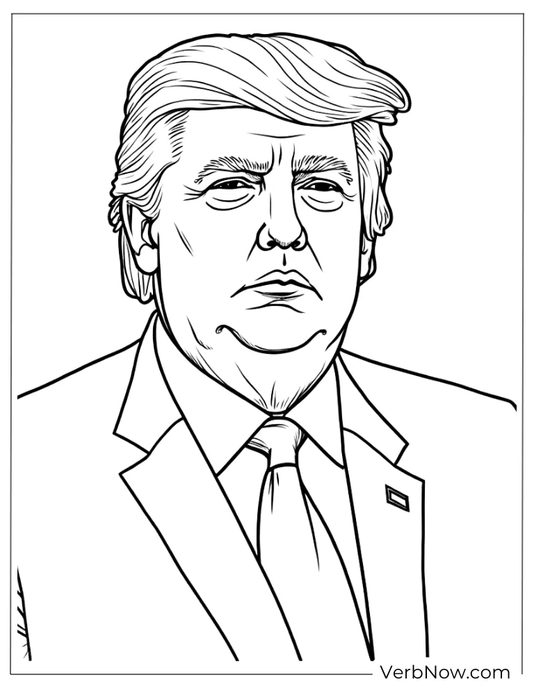 Third grade math worksheet featuring a Donald Trump fact sheet for multiplication practice 24