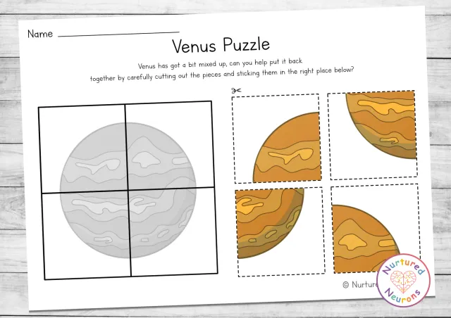 Addition worksheet for Third Grade Worksheet featuring Venus, the second planet from the sun, designed for third graders learning addition. Educational resource for teaching kids about planets in a fun and engaging way.