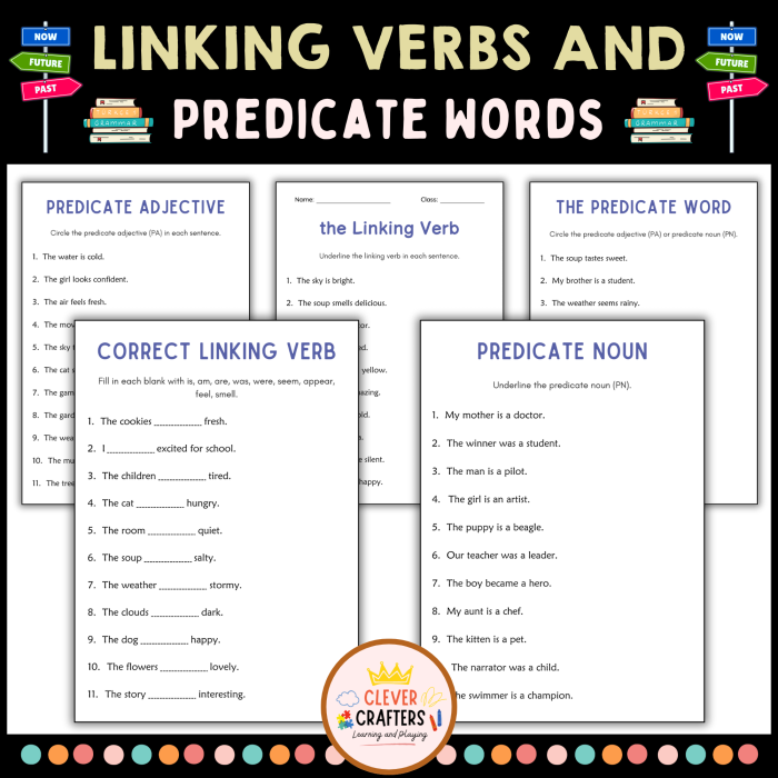 Colorful Verb Practice worksheet for third graders focusing on subject-verb agreement