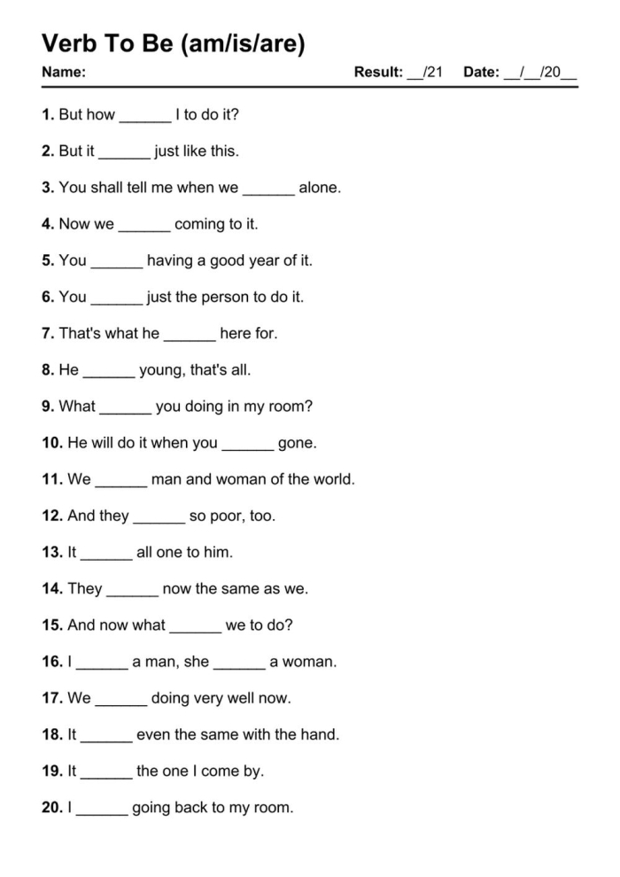Third grade students engaging with a verb practice worksheet focused on subject-verb agreement
