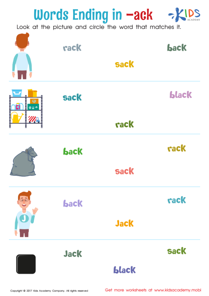 Worksheet for practicing -ed and -ing verb endings in third grade