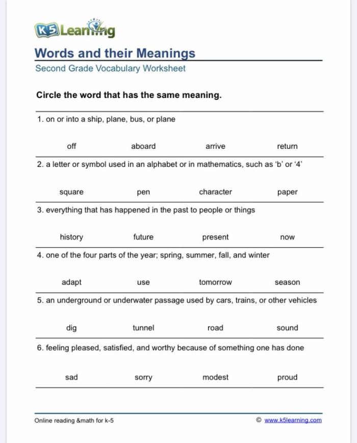 Vocabulary practice worksheet featuring exercises on alphabetizing and synonyms for third graders