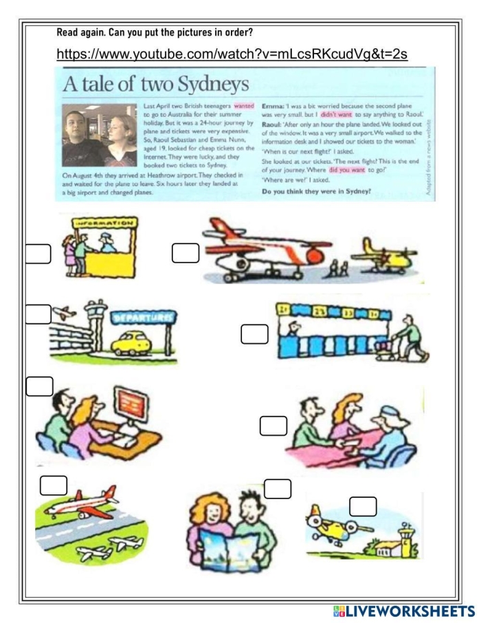 A Tale of Two Texts worksheet for grammar and mechanics practice A worksheet for third graders comparing two fiction texts in a grammar exercise