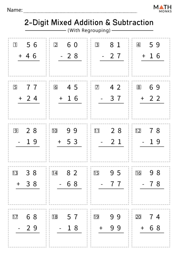 Third grade math worksheet featuring 36 problems for practicing three-digit addition with regrouping
