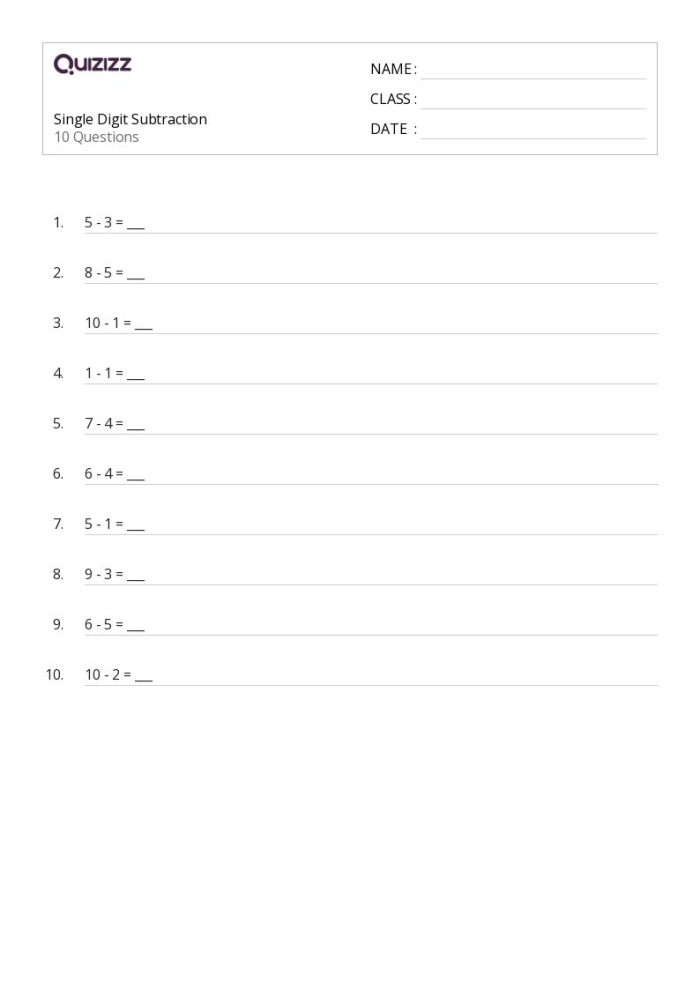 Worksheet for Third Grade: Three-Digit Subtraction, Part 1 Three-digit subtraction practice worksheet focusing on two solving strategies