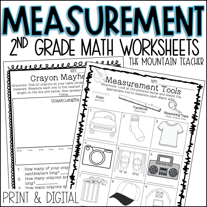 Third-grade measurement learning check worksheet focusing on time and money concepts