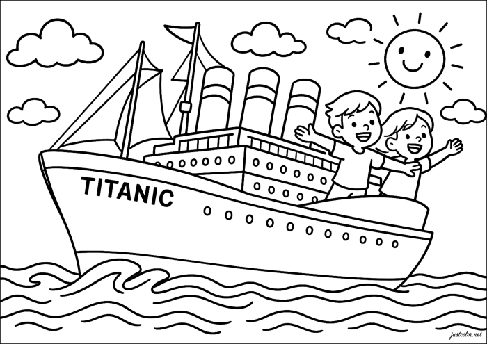 Third grade students completing a point of view practice worksheet about the Titanic with text passages and comprehension questions