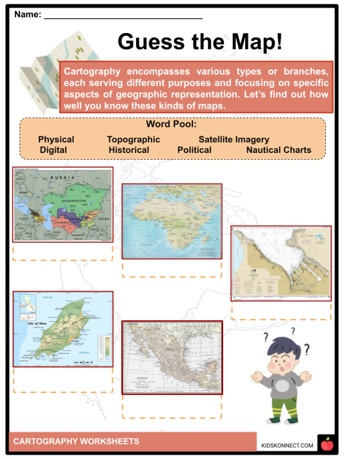 Topography for Kids worksheet designed for fourth graders to explore topographic maps