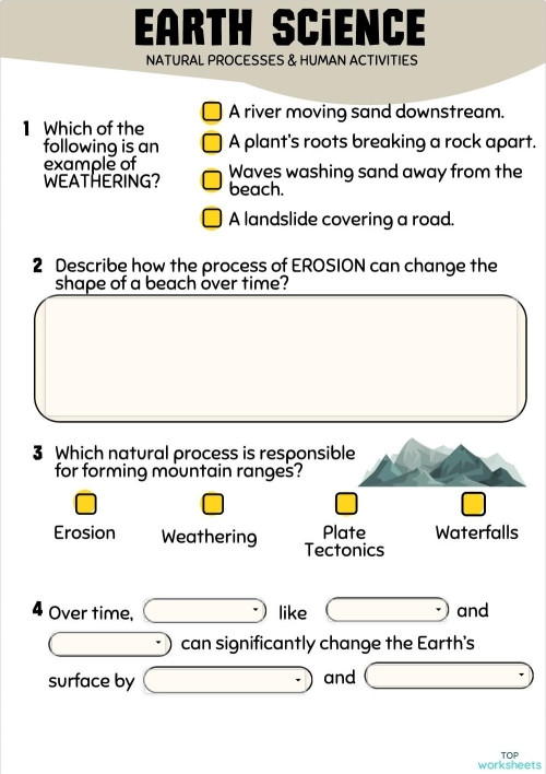 Fifth grade students study meteorology and wind patterns with this engaging tornado science worksheet