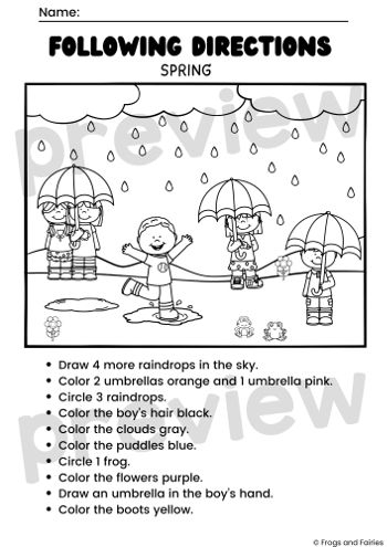 Worksheet for third graders on reading comprehension and following directions to create a tornado in a bottle