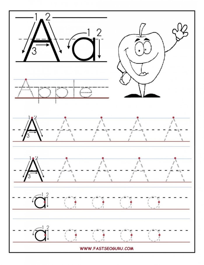 Trace the Letters worksheet designed for Pre-K students to enhance fine motor skills. Engaging tracing activity for young writers in life science.