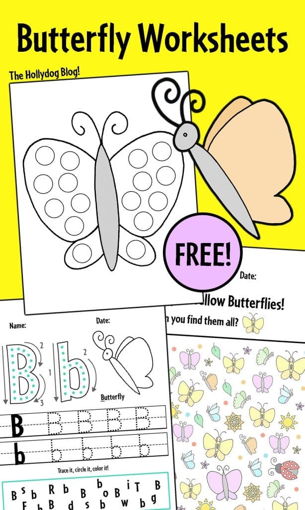 Fly, Butterfly, Fly! tracing activity for Pre-K geometry skills Colorful worksheet for tracing curved lines to help butterflies fly across the page
