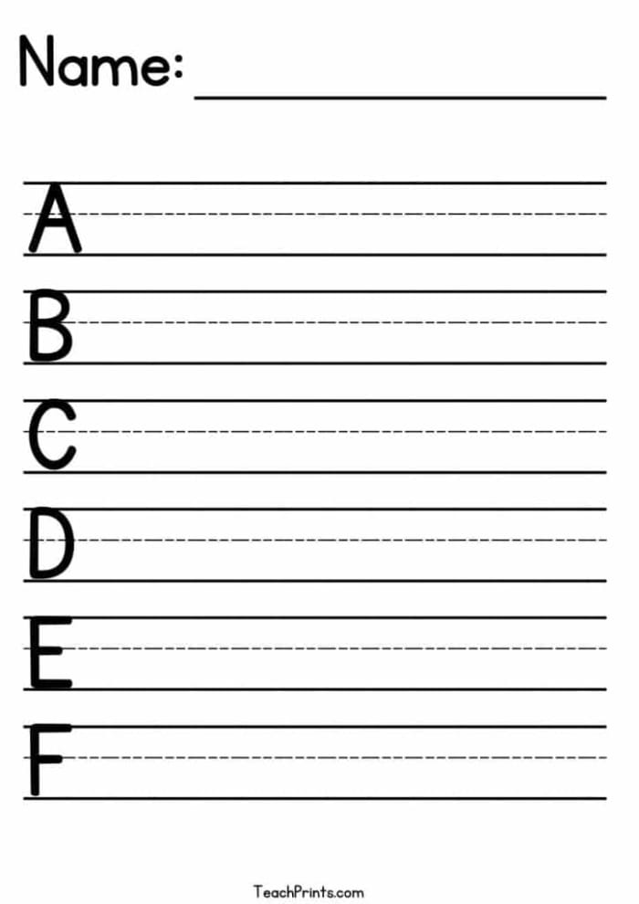 Tracing letters worksheet for preschoolers featuring the letter A for kids to practice.