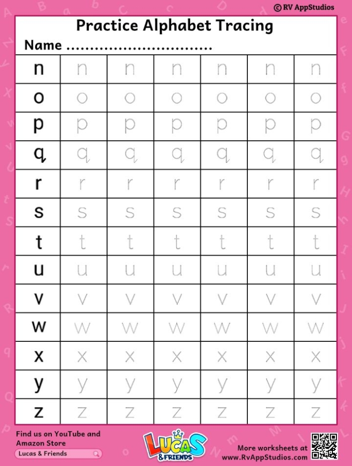 Worksheet for tracing lowercase letters c, o, and a for young learners