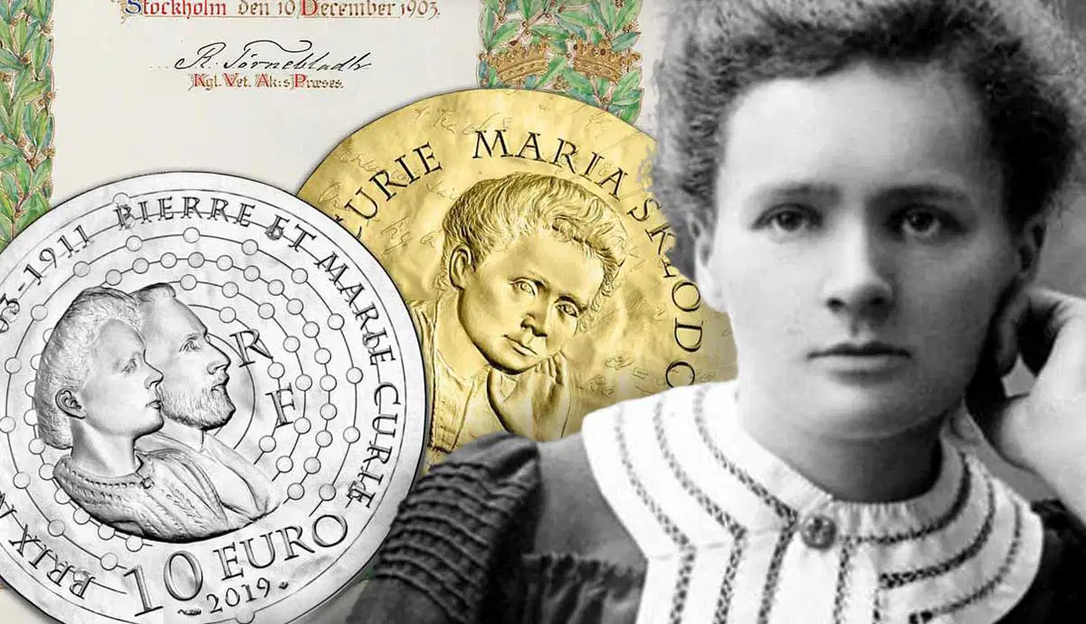 Tracking Important Details: Engaging Activity on Marie Curie for Young Learners Worksheet illustrating key details from Marie Curie's life for fourth graders