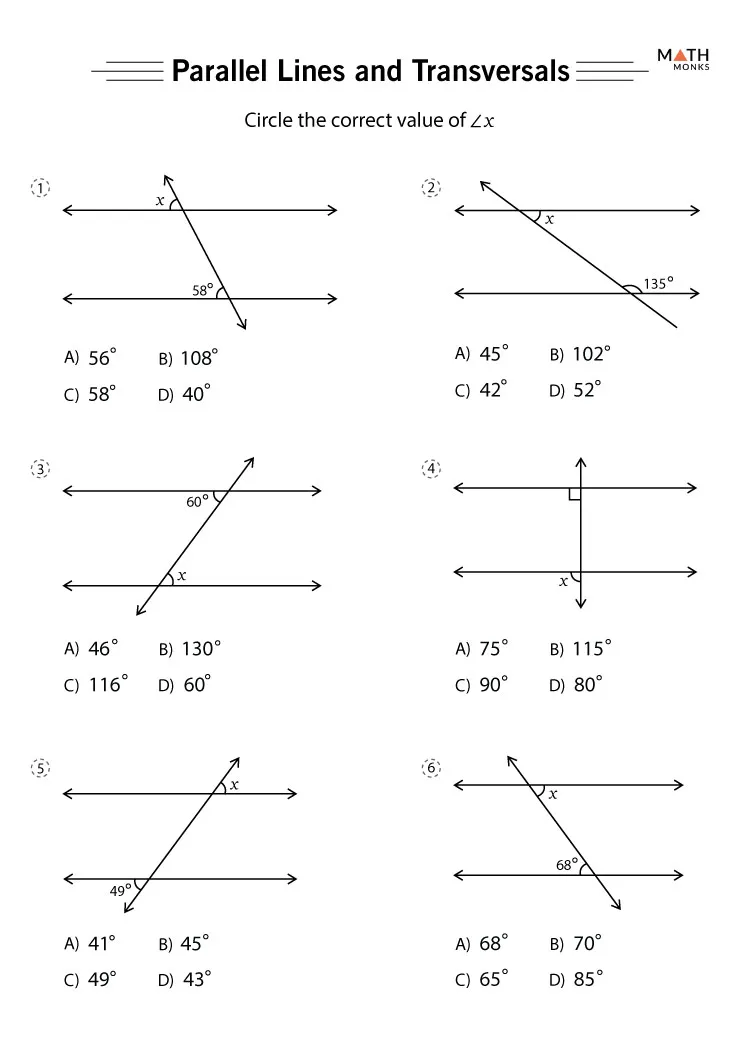 Trapezoids and Parallel Lines Practice Activity for Elementary Students Third grade geometry worksheet showing trapezoids with highlighted parallel lines for students to identify and compare 2D shapes