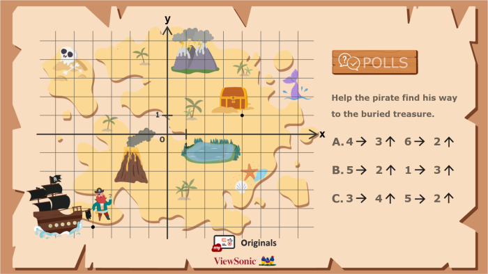 Second grade student using a treasure map grid worksheet to practice sight words for lesson 12