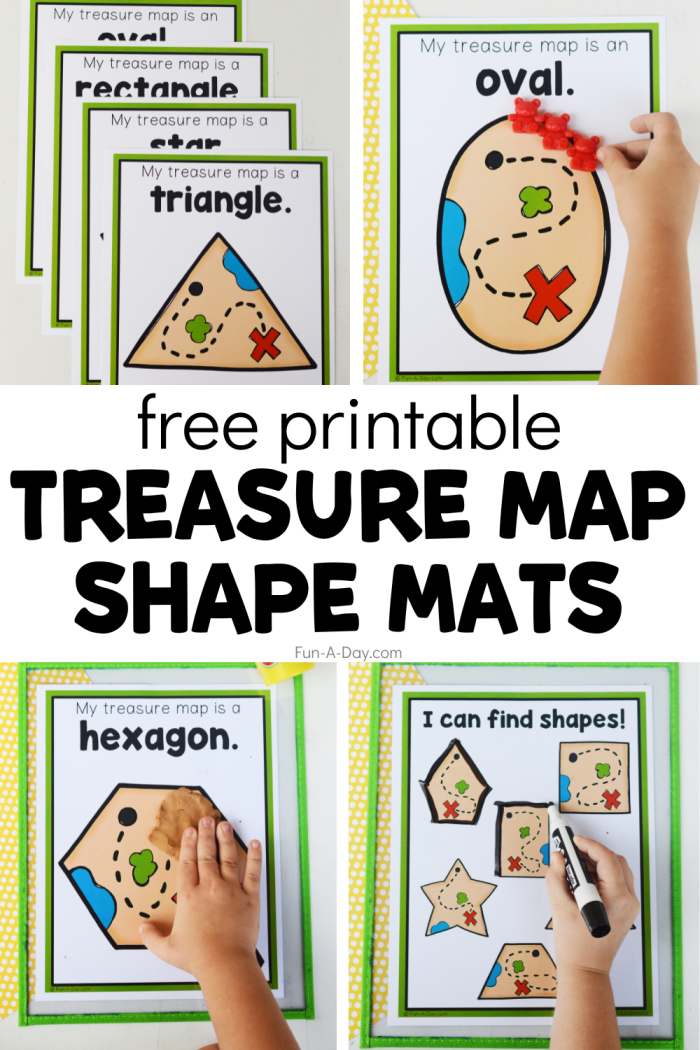 Treasure Math Map worksheet featuring subtraction practice for fifth graders
