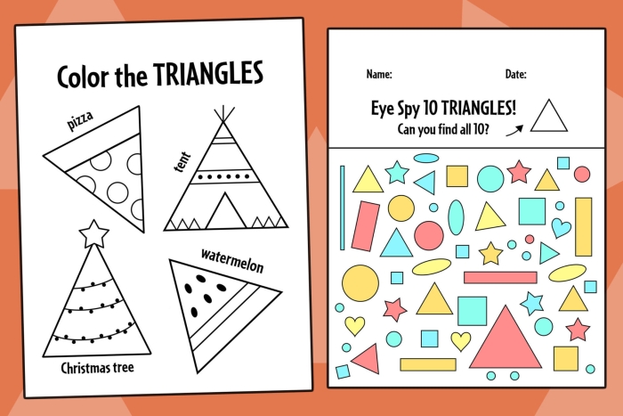Triangle Properties and Side Length Relationships Exploration for Middle School Math Seventh grade students examining triangle side lengths and angle relationships on a geometry worksheet activity