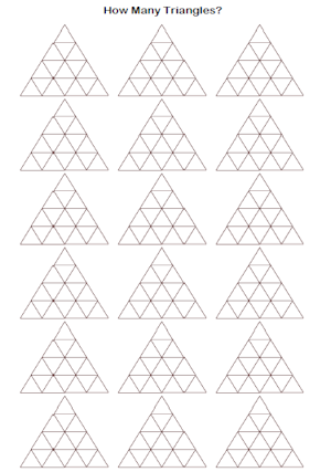 Triangle exploration worksheet showing how many different triangles can be created from given measurements Seventh grade students exploring triangle side lengths and angle relationships on a geometry worksheet activity
