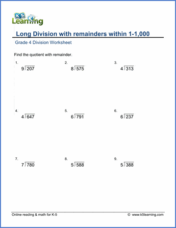Engaging math practice sheet for mastering division with single and double digit numbers Triple Digit Division worksheet for fourth graders to practice dividing triple digit numbers