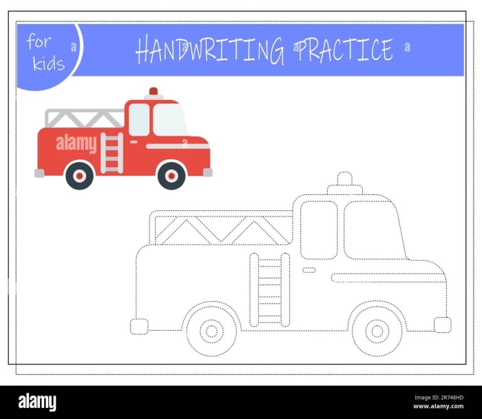 Connect the dots to reveal a truck and learn about the letter T Truck dot-to-dot worksheet highlighting the letter T for preschoolers