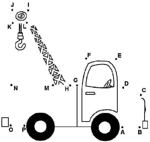 Connect the dots and discover how "truck" begins with T in this fun activity Truck dot-to-dot worksheet designed for Pre-K children to learn the letter T