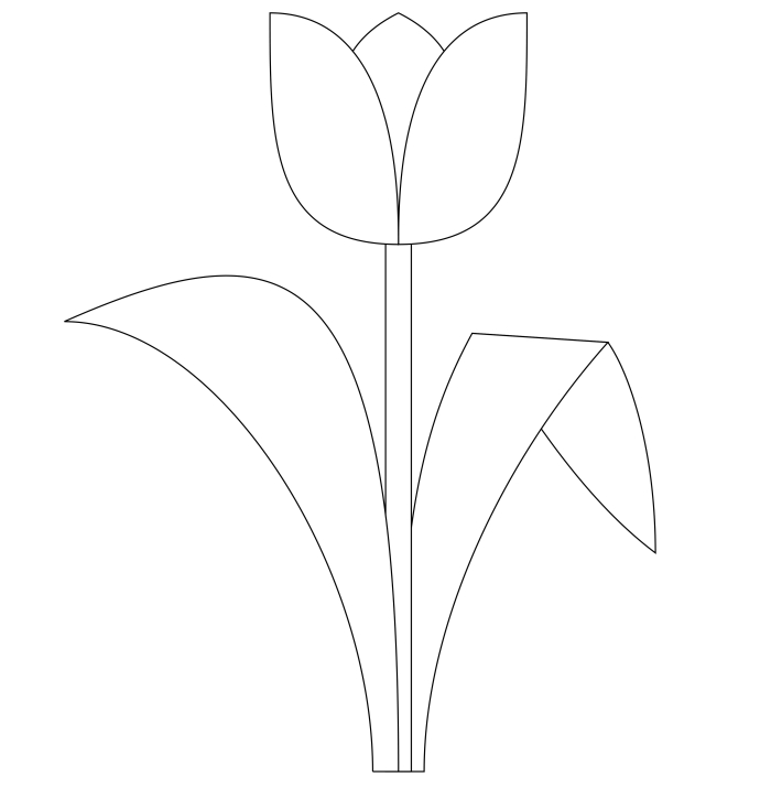 Spring-themed tulip diagram worksheet for creative coloring and learning activities Coloring page featuring a tulip diagram for first graders to enhance their grammar skills