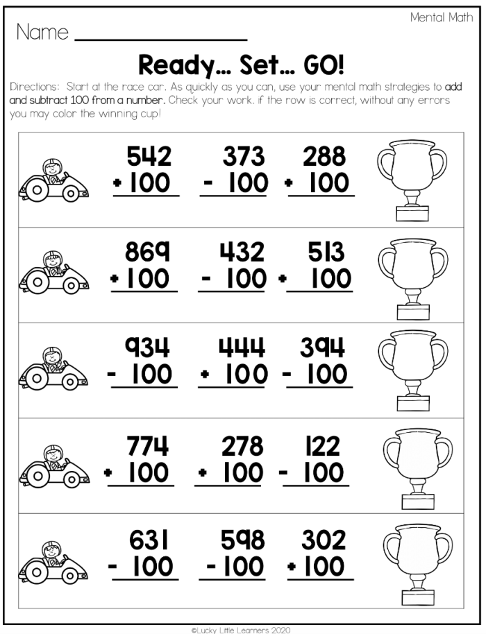 Two-Digit Subtraction with Borrowing practice worksheet for second graders
