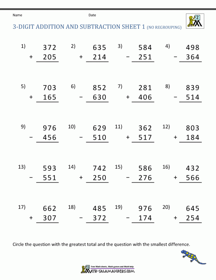 Two-digit subtraction with regrouping worksheet featuring a jungle theme for second graders