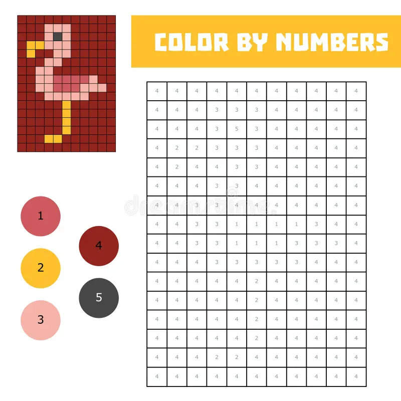 Colorful worksheet featuring cheerful flamingos designed for practicing two-digit subtraction skills. Flamingo Fun: Practice Two-Digit Subtraction worksheet for second graders.