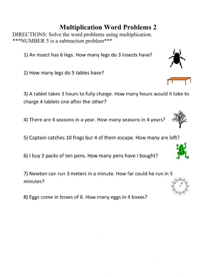Second grade student worksheet featuring two-digit addition and subtraction word problems for assessment 17