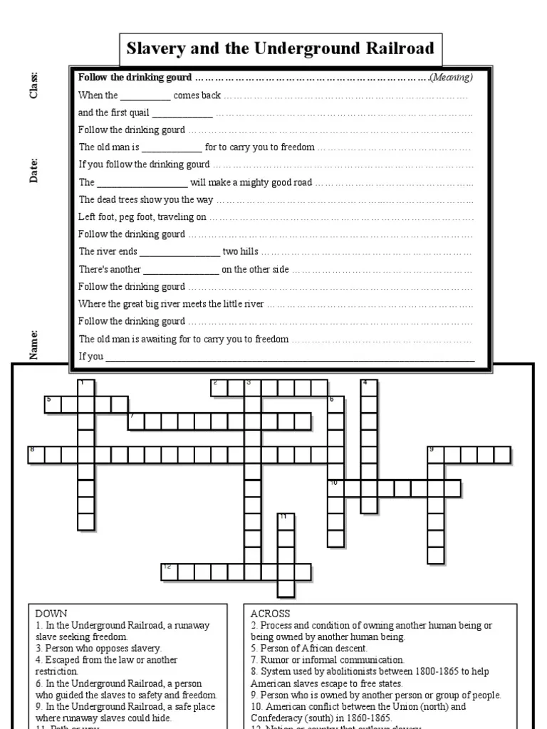 Explore the journey of brave passengers on the Underground Railroad with this educational worksheet Underground Railroad Map worksheet for third graders focusing on subtraction skills