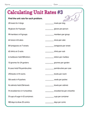 Shopping for Deals Unit Rate Performance Task worksheet for sixth grade math 15 Sixth grade math worksheet featuring word problems about calculating unit rates and decimal operations for shopping 15