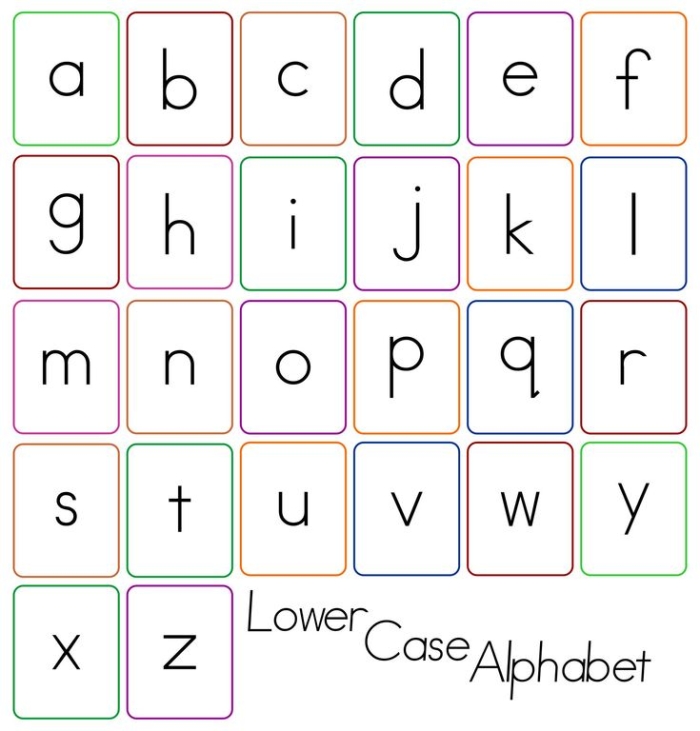 Charming uppercase alphabet flash cards worksheet for early childhood education Uppercase alphabet flash cards from A to Z designed for Pre-K learners to enhance letter recognition skills