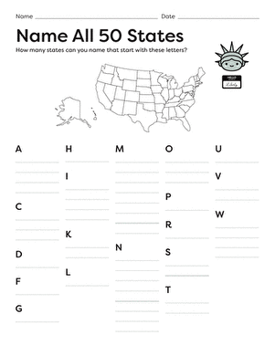 Kids engaging with the Geography: Color the States! worksheet, coloring their home state on a U.S. map. Interactive third grade social studies activity for students to express their travel experiences.
