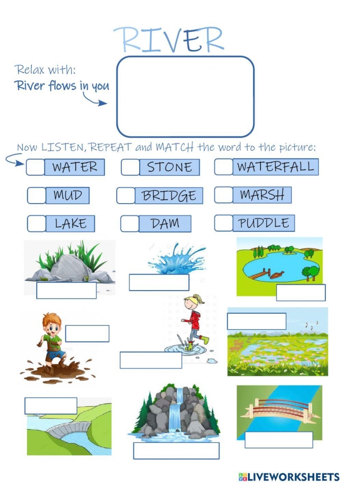 Second grade students solving a U.S. Rivers multiplication worksheet with map clues