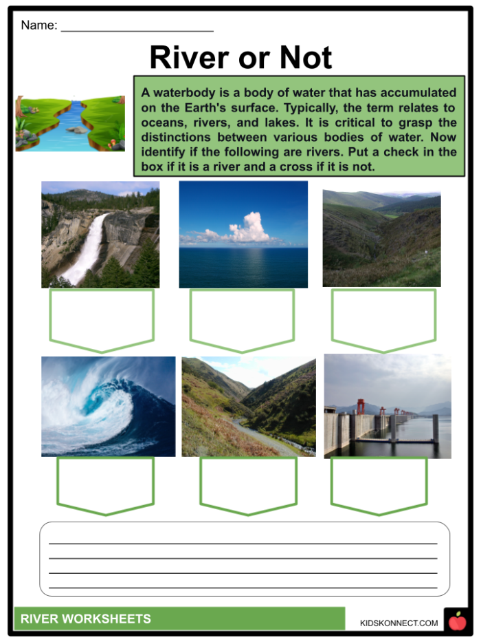 Map of major U.S. rivers with multiplication clues for second graders to solve and label each river correctly