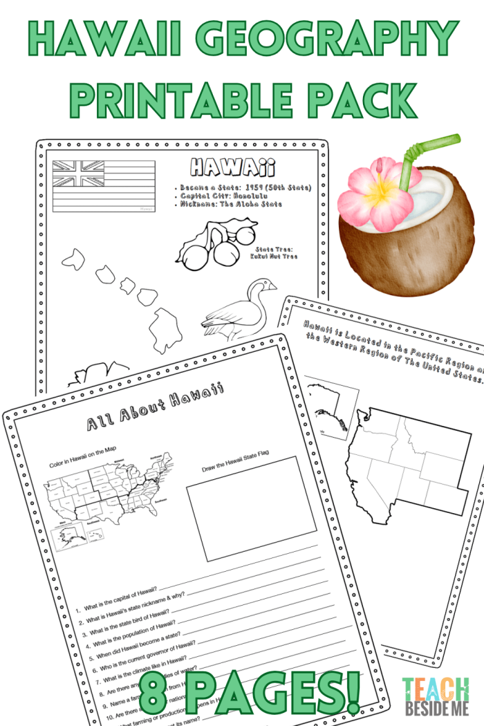 Third grade students exploring a map of the United States on a geography worksheet