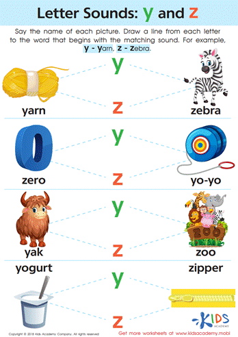 Preschool worksheet featuring V and W beginning sounds for coloring practice