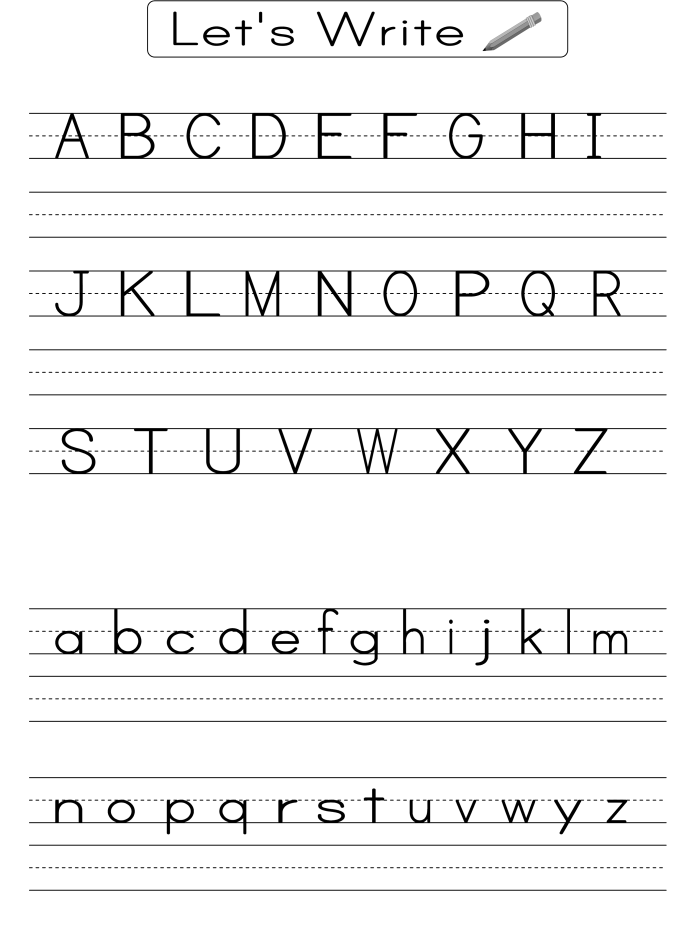 Valentine's Day-themed worksheet for kindergarten students to practice learning the alphabet